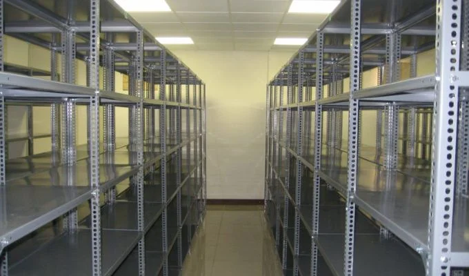 How Slotted Angle Shelving Works in Industrial Storage?