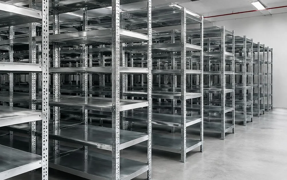 Parts of Slotted Angle Shelving