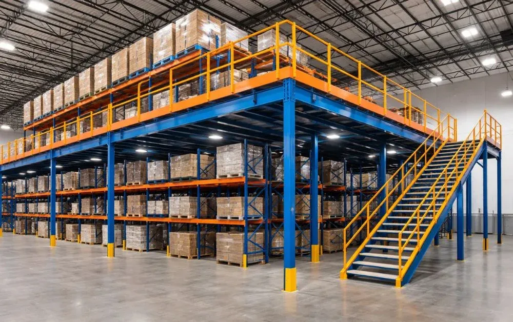 How Mezzanine Racks Improve Material Handling
